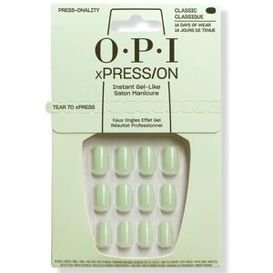 OPI Light Green Press On Nails